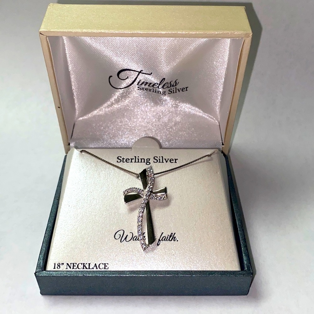 Sterling Silver Cross Necklace